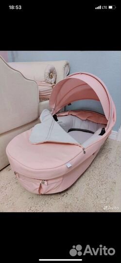 Коляска stokke treilz 2 в 1 с удлинённым капюшоном