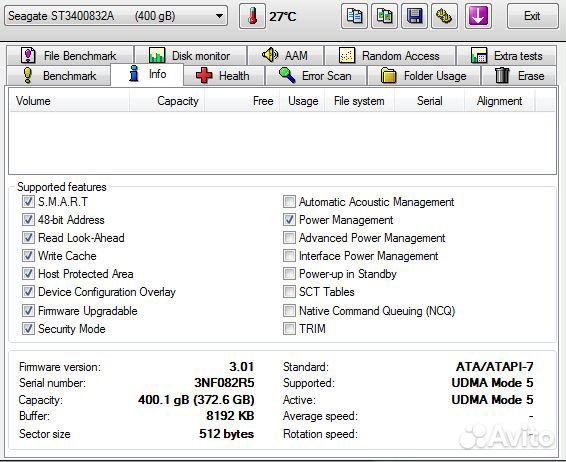 HDD Seagate Barracuda 7200.8 400GB, IDE