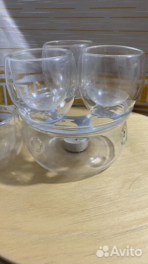 Стакан для чая кунг-фу с двойными стенками