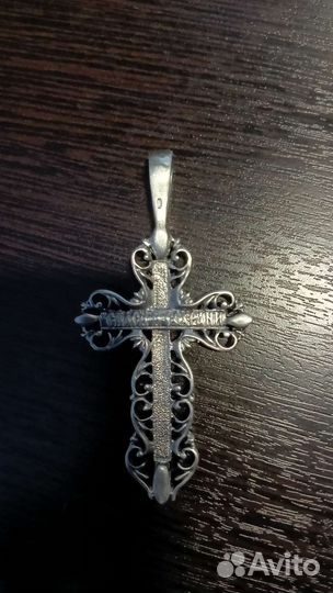 Крест нательный серебро