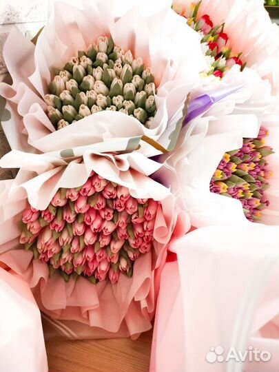 Букет из зефира ручной работы