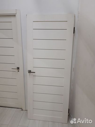 Дверь мдф. Б/У. Отл. состояние. С коробкой. 80см