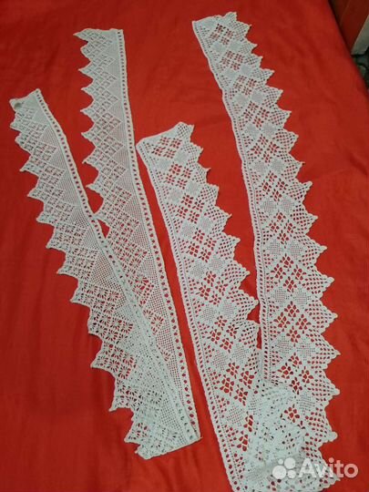 Старинное кружево ручной работы-большой выбор
