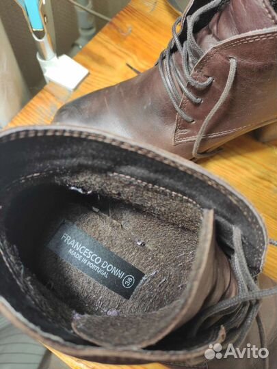 Ботильоны натуральная кожа 38