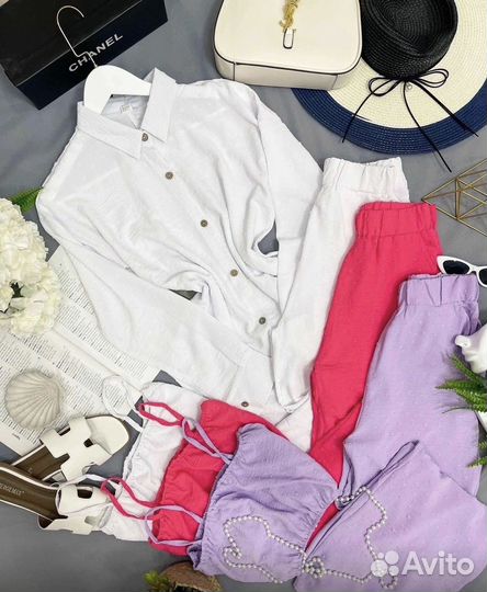 Костюм тройка женский, летний, новый