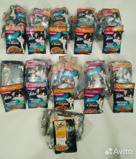 Корм для кошек Феликс и Шеба