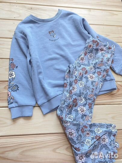 Свитшот и штаны c&a девочке от 92 до 140см