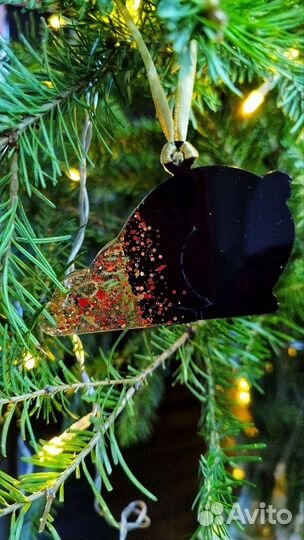 Новогодние игрушки из эпоксидной смолы