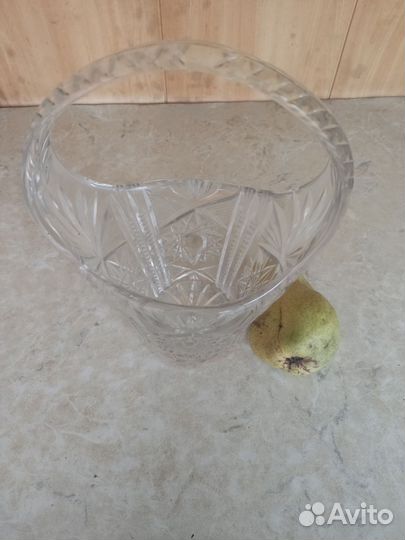 Хрустальная конфетница СССР