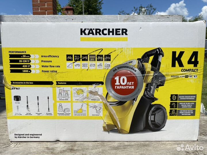 Мойка высокого давления karcher к 4 compact