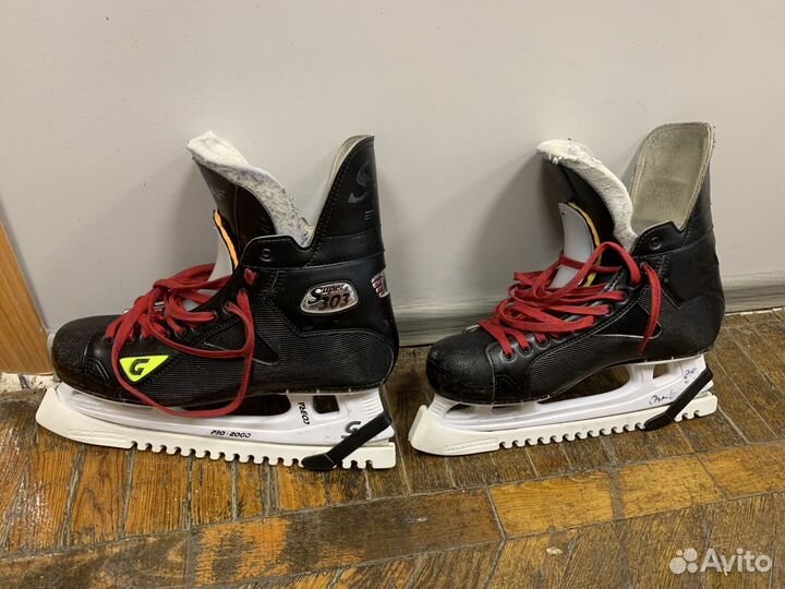 Коньки хоккейные Graf super 303 размер 48 (14)