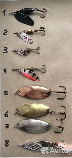 Блесны без брендов/неопознанные
