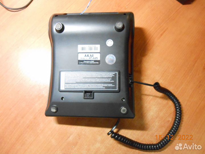 Аппарат телефонный проводной akai ат-А25