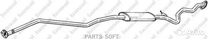 Глушитель центральная часть BMW E90 III 04-11