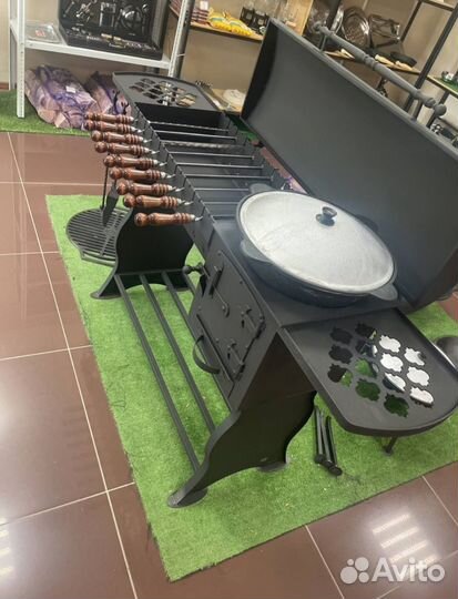 Мангал черный