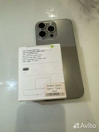 Кабель apple type c / type c 2м macbook iPad ipho