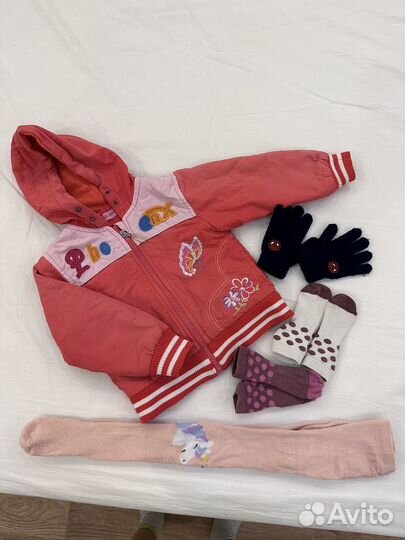 Вещи пакетом на девочку 74,80,86,92