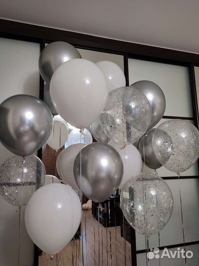 Воздушные, гелевые шарики, арки с доставкой