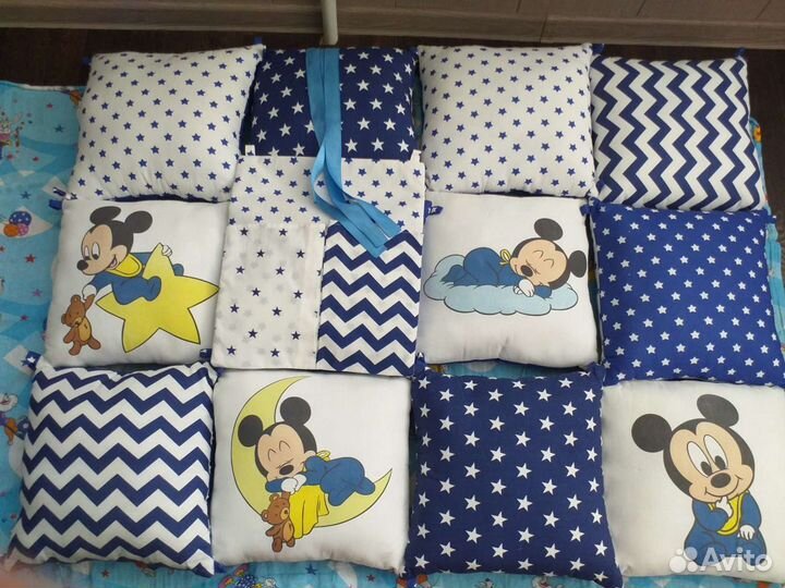 Бортики в детскую кроватку