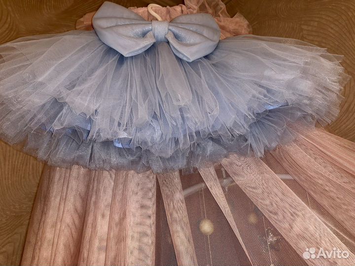 Одежда для девочки (юбка пачка+боди) р80-86