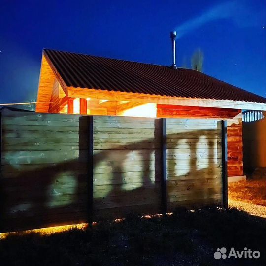 Баня с вениками на дровах