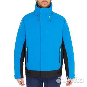 Куртка парусная мужская непромокаемая 500 черная t