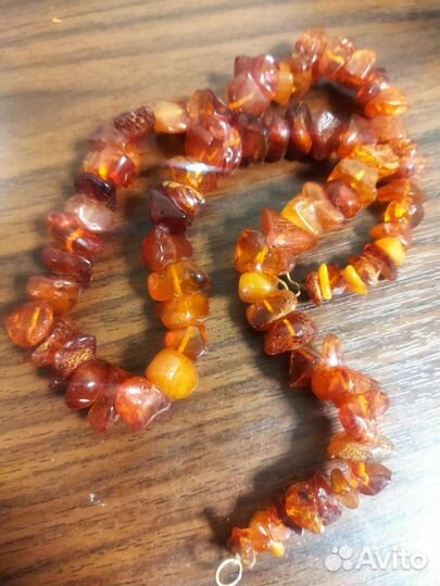 Янтарные бусы СССР