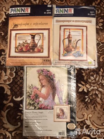 Наборы для вышивания Panna и Dimensions