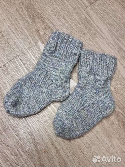 Шерстяные носки детские 13 см. Новые