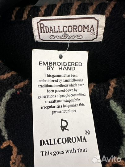 Виноажная кофта кардиган Dallcorona