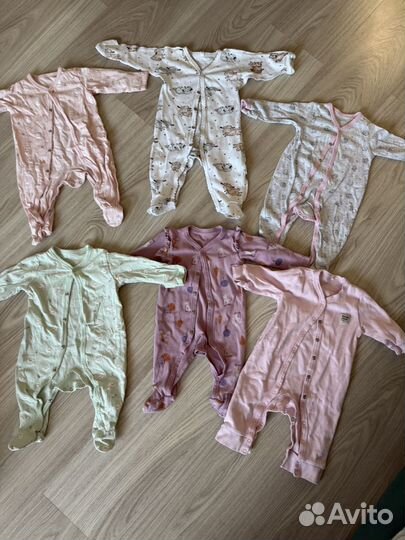 Вещи пакетом для девочки 62 68 74