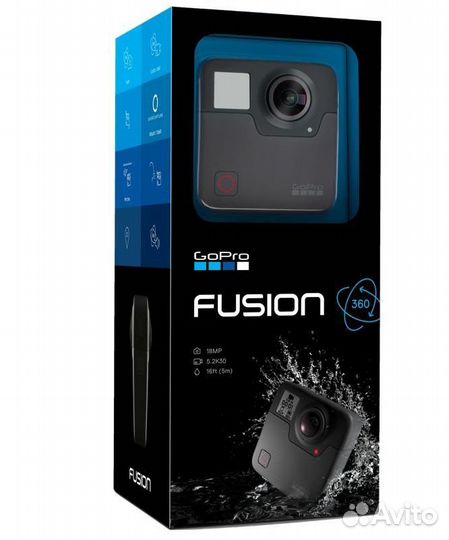 Камера GoPro Fusion 360 бу, в коробке