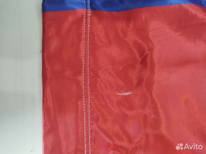 Флаг России из атласа 150*100см с дефектом
