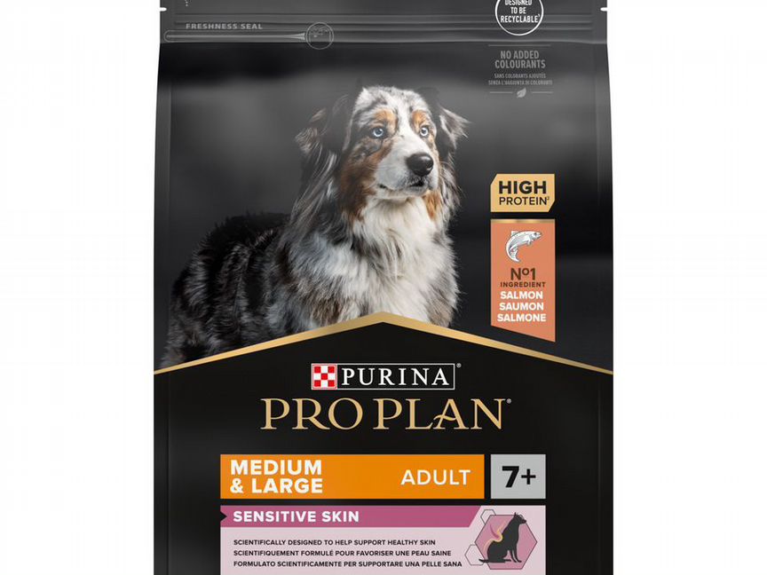 Корм Purina Pro Plan для собак старше 7 лет средни