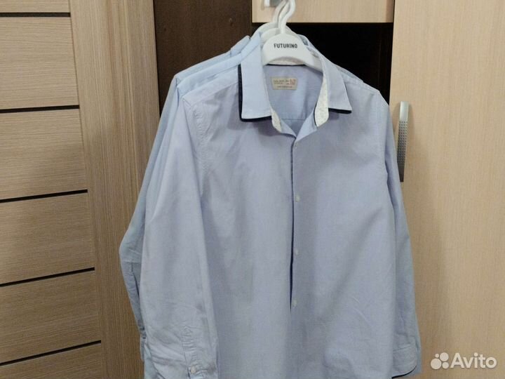 Рубашки zara для мальчика 152см