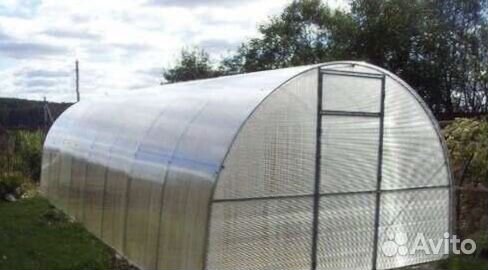 Теплица цинк 6 метров усиленная