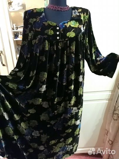 Платье панбархат натур шёлк