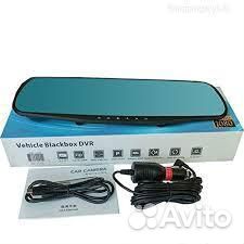 Видеорегистратор зеркало с камерой заднего вида
