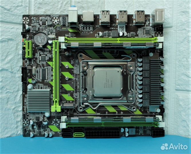 Материнская плата X79 Xeon E5 2630v2 16Gb