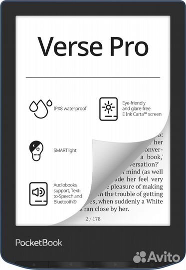 PocketBook 634 Verse Pro Azure Электронная книга