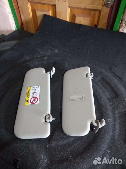 Kia ceed 2 jd солнцезащитные козырьки