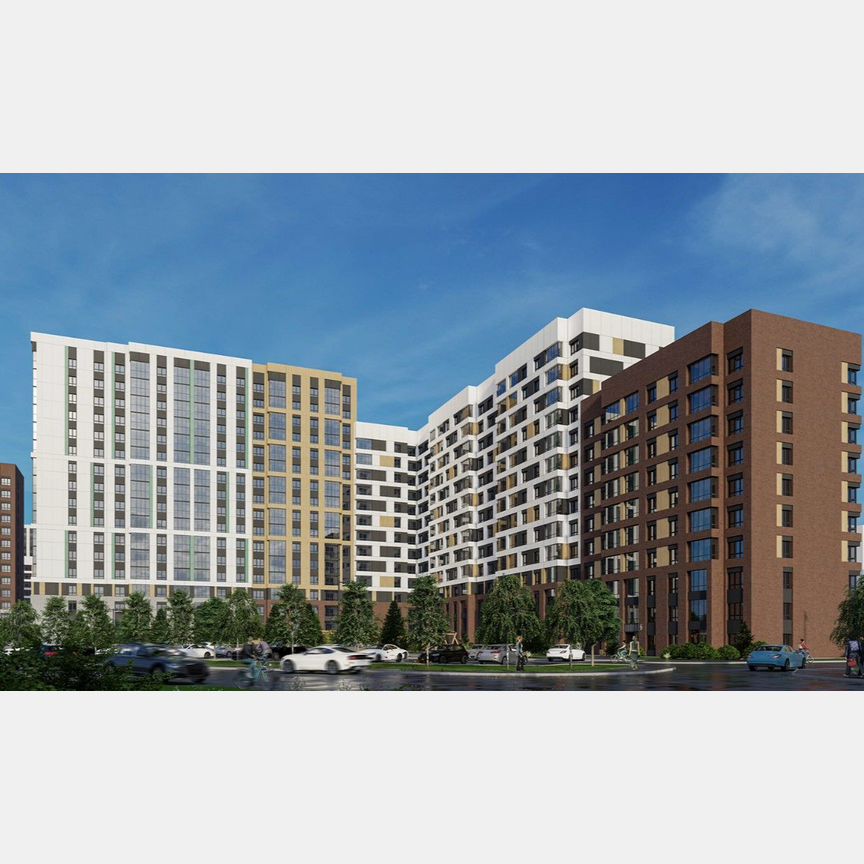 3-к. квартира, 88,4 м², 4/15 эт.
