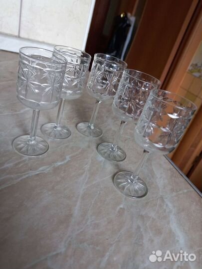 Набор рюмок хрусталь СССР