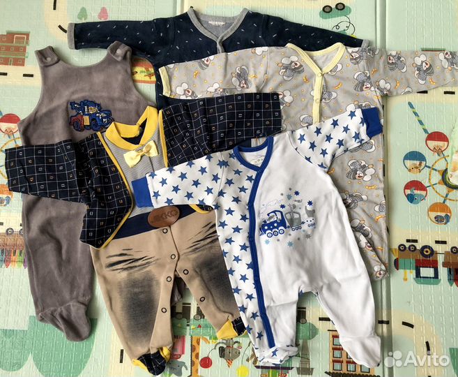 Детские вещи пакетом на мальчика от 0-3 месяцев