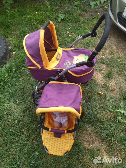 Коляска для кукол demi baby
