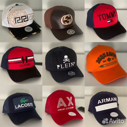 Бейсболка кепка разных брендов (premium)