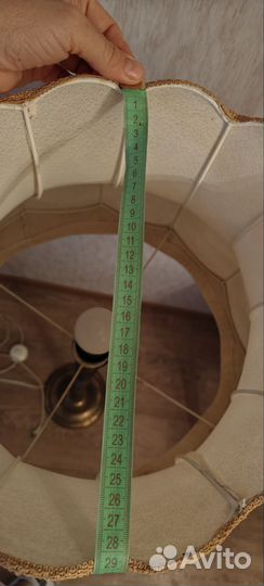 Торшер напольный с абажуром