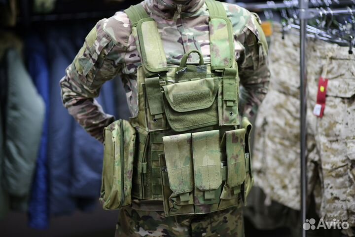 Разгрузочный жилет, разгрузка тактическая, мох