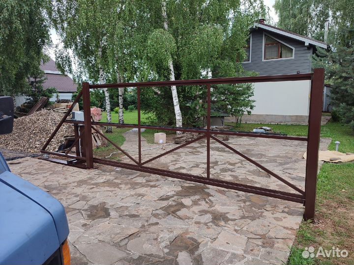 Каркас откатных ворот 4х2м