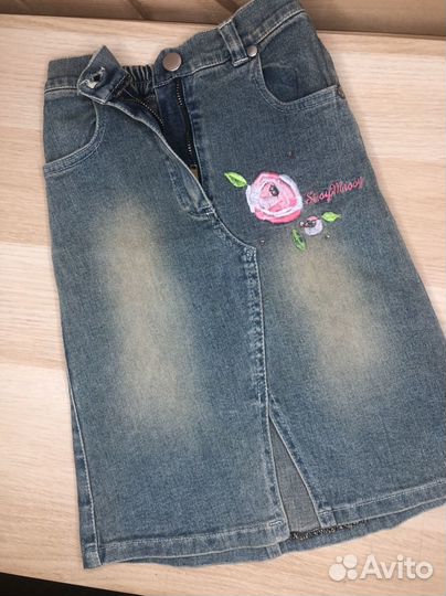 Джинсовая юбка